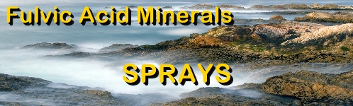 Ormus Minerals -Fulvic Acid Minerals SPRAYS